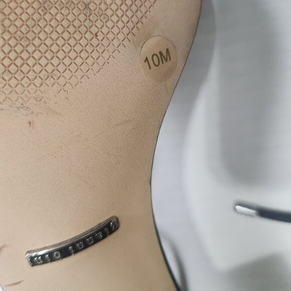 Gianni Bini Size 10 Ankle Tie Block Heel Black Suede Rhiaann Women's Sandals - Picture 11 of 12